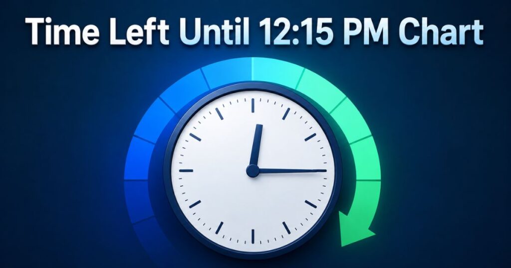 Time Left Until 1215 PM Chart